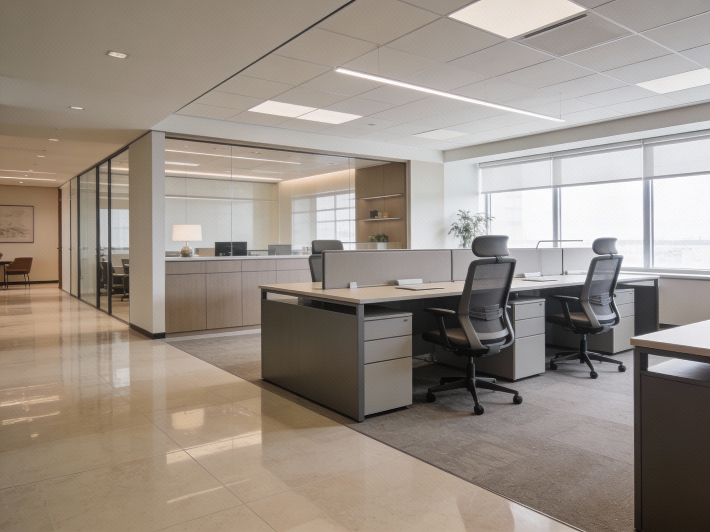 Projekt - Wykończenie biura