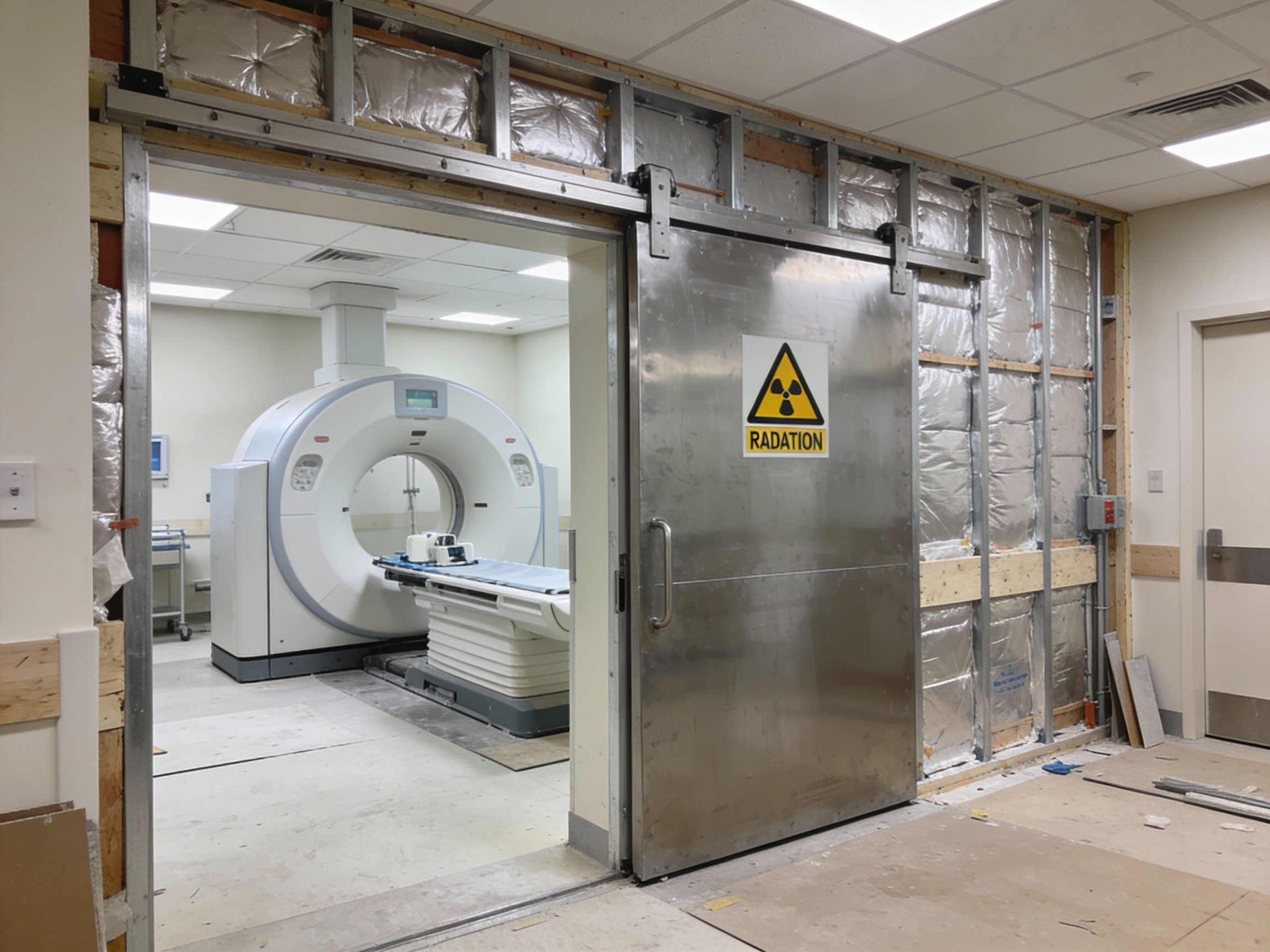 Projekt - Pomieszczenia RTG w szpitalu